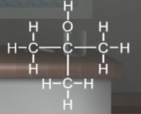 Alkohol-Molekül