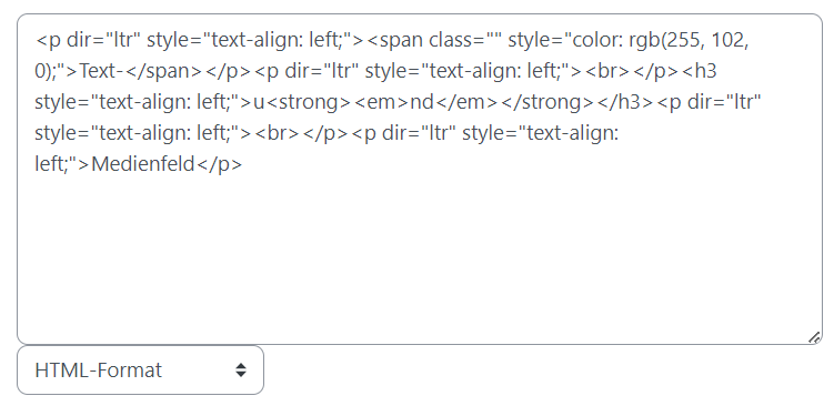 Abschnitt Editoren ⭐ ⭐ ⭐ moodle.tsn.atTipps&Tricks001 ⭐ ⭐ ⭐