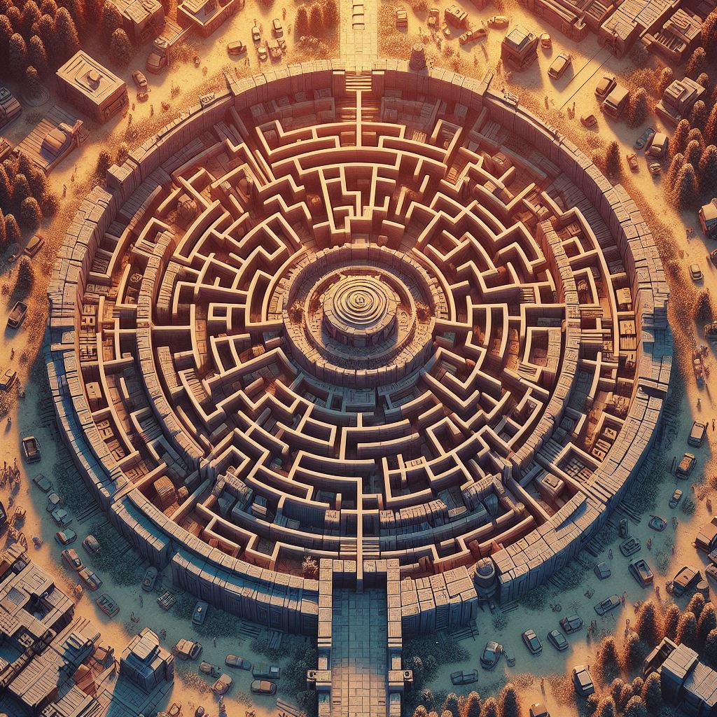 Bild eines Labyrinthes