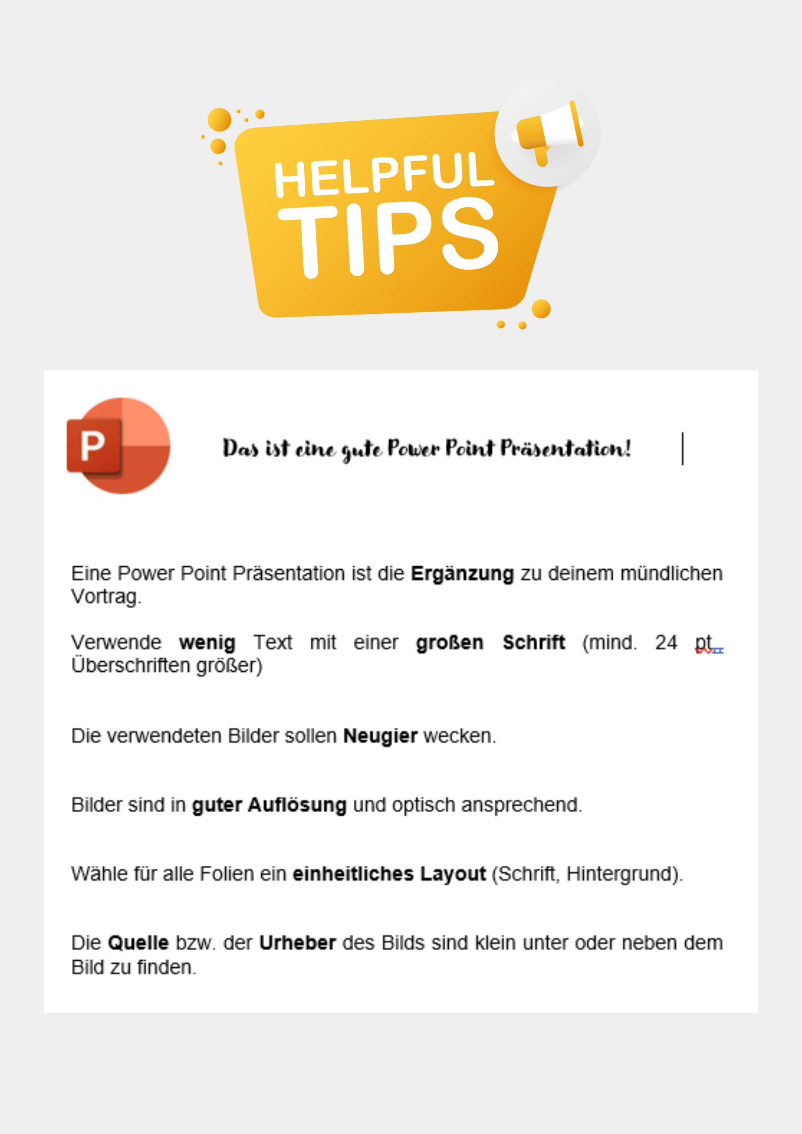 Tipps fĂŒr eine gelungene PPP