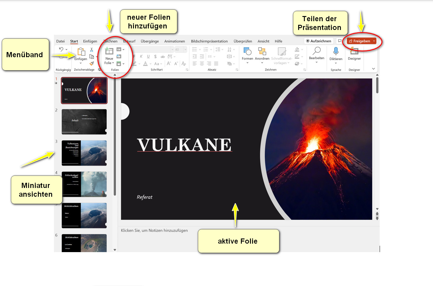 OberflÀche Power Point
