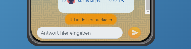 ...Und lade dann die Urkunde herunter